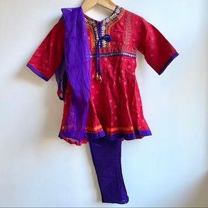 NWT Toddler Girl’s 3-piece Kurta 12-18M